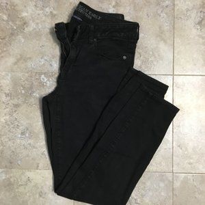 American Eagle Super Stretch Black Skinny Jeans